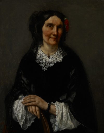 Portrait of Anika Psalmon, Mrs. Robin, 1862 by Gustave Courbet